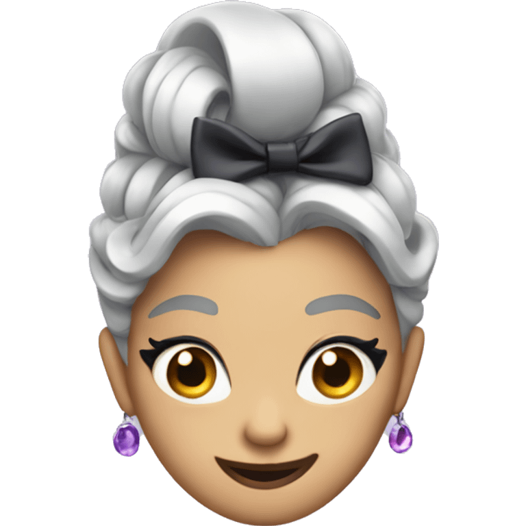 Ursula wearing a bow tie emoji