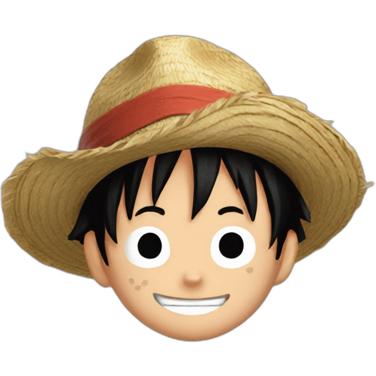 One piece Luffy emoji