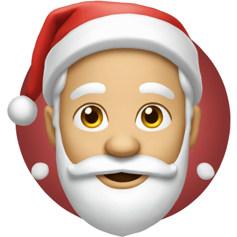 Santa cause face emoji