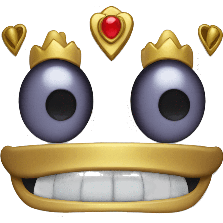 king-boo-hoo from mario game emoji