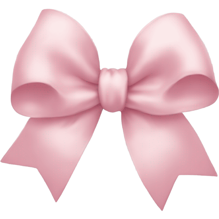 Light pink bow emoji