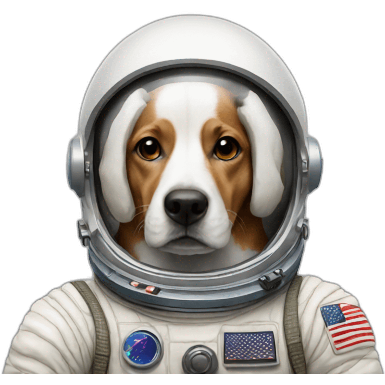 astronaut dog emoji