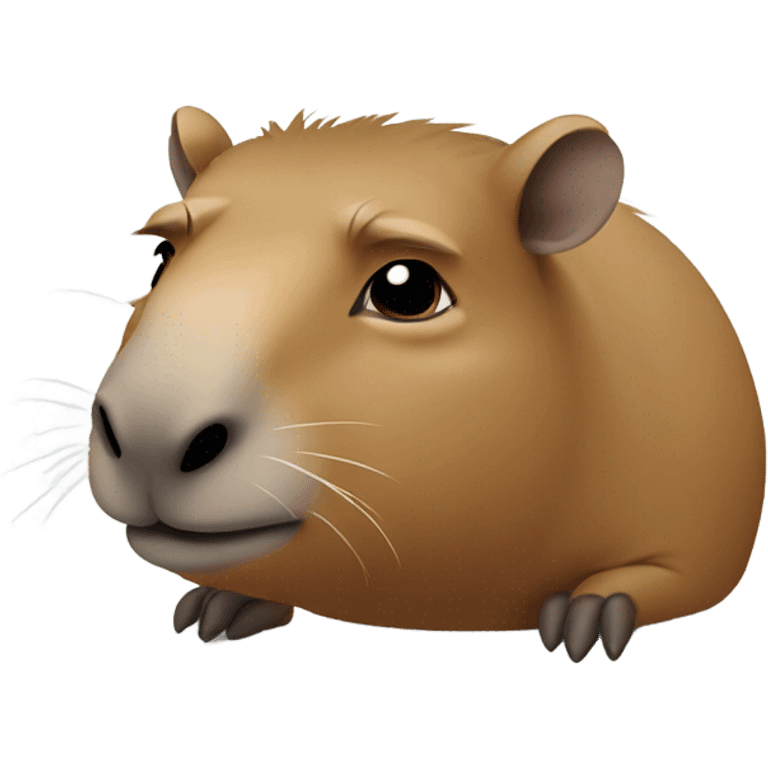 upset capybara emoji