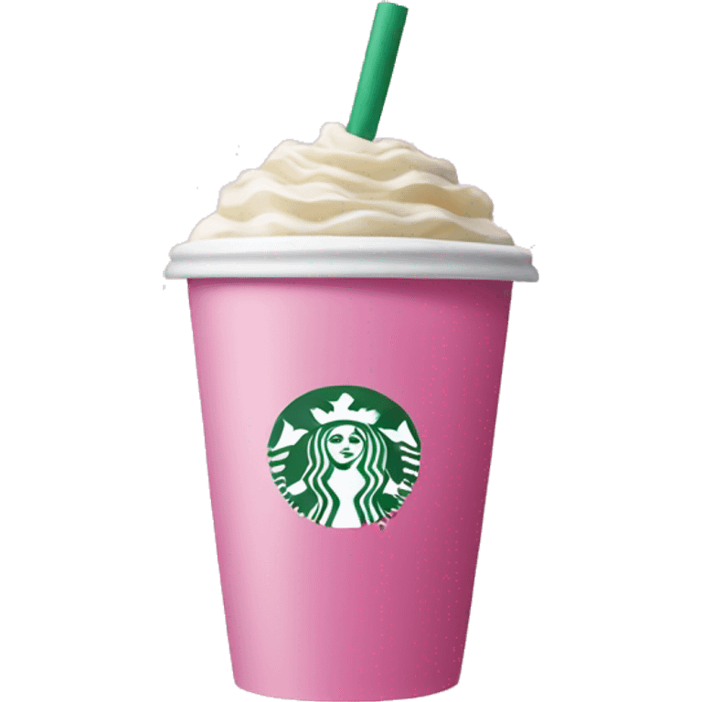 pink starbucks cup emoji