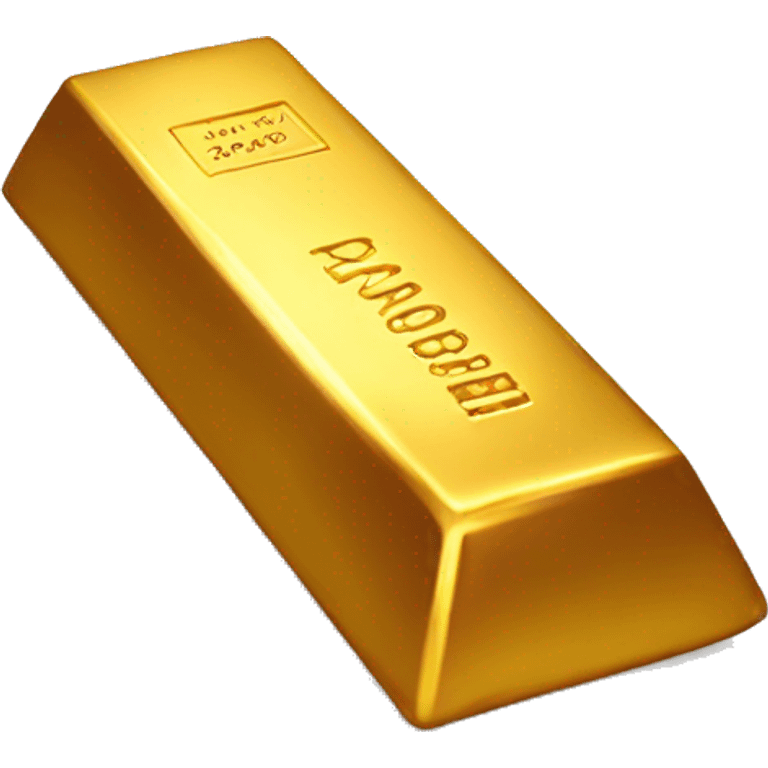 Big Gold Bar emoji