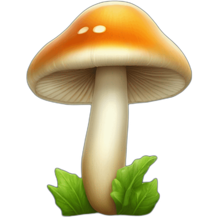 Champignon lumineux emoji