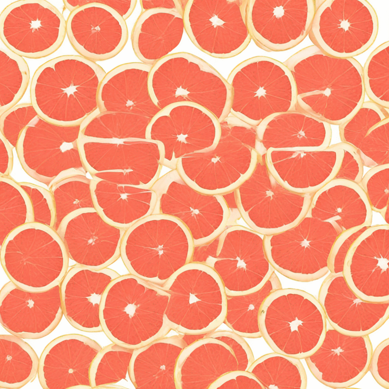 two grapefruit emoji