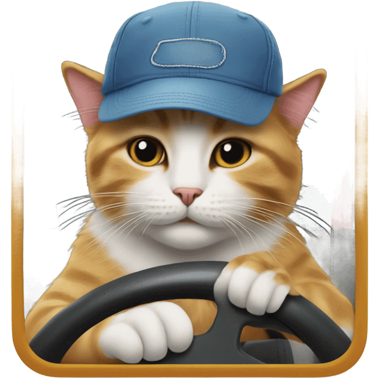 trucker cat emoji