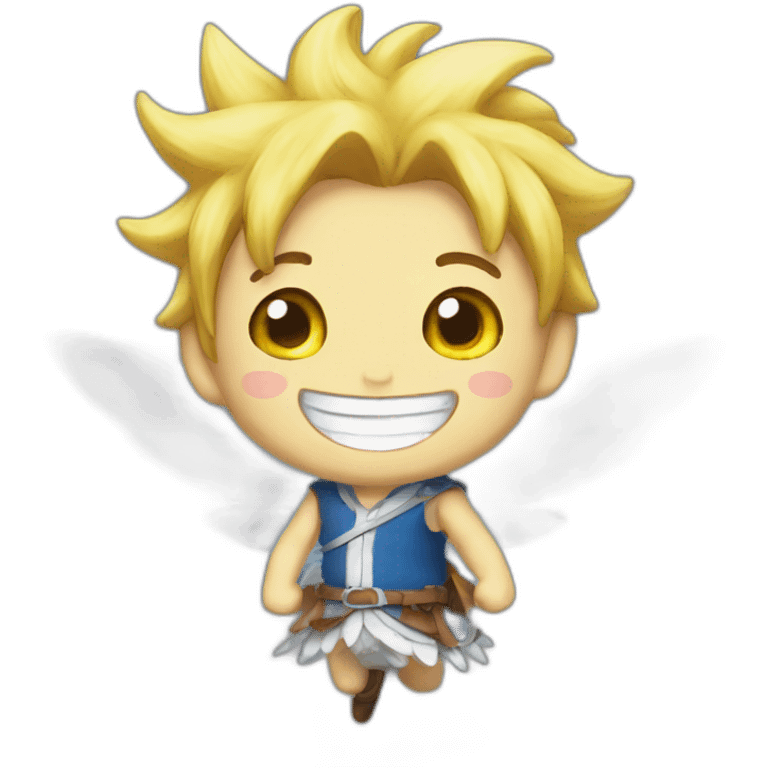 Happy fairy tail emoji