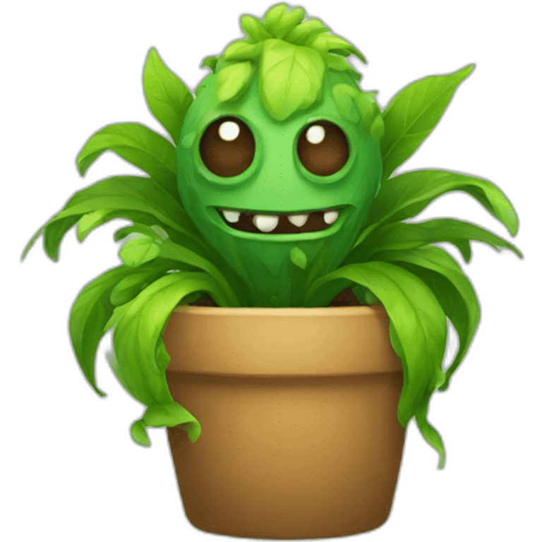 Plant monster emoji