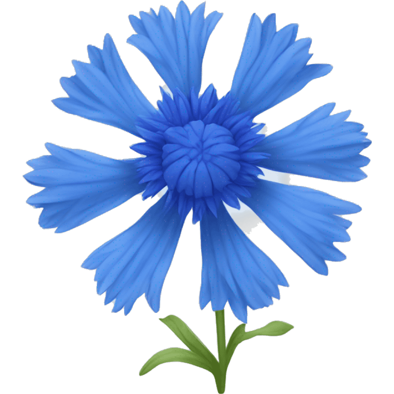 cornflower blue flower emoji