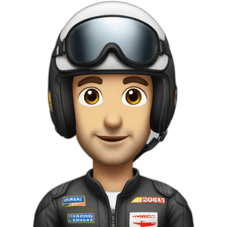 The french pilot Johann Zarco emoji