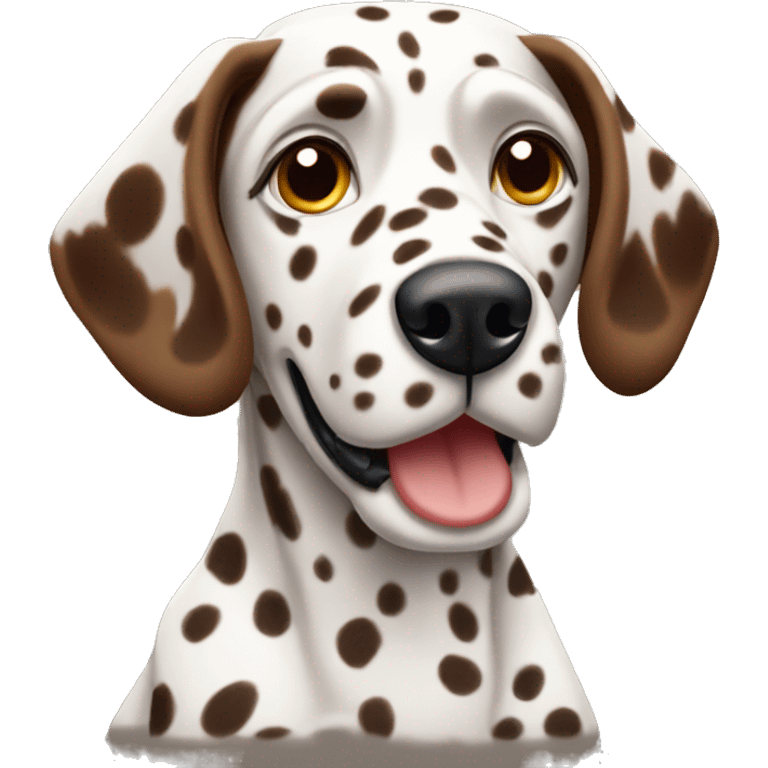 Brown Dalmatian  emoji