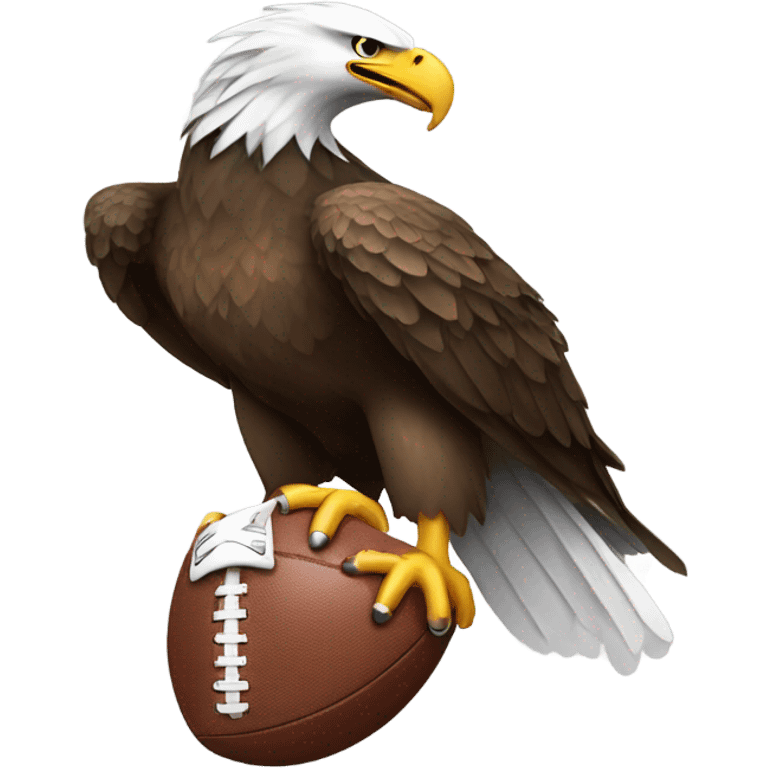 Eagle with football emoji