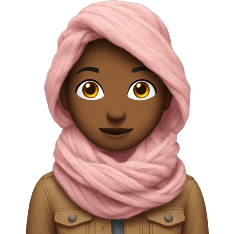 Cute scarf emoji