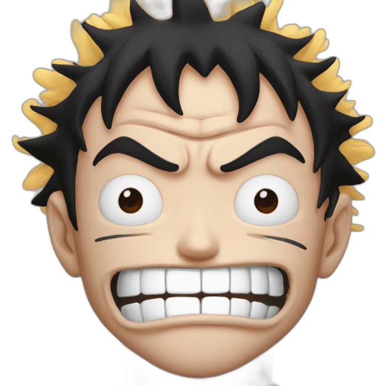 Luffy Gear five emoji