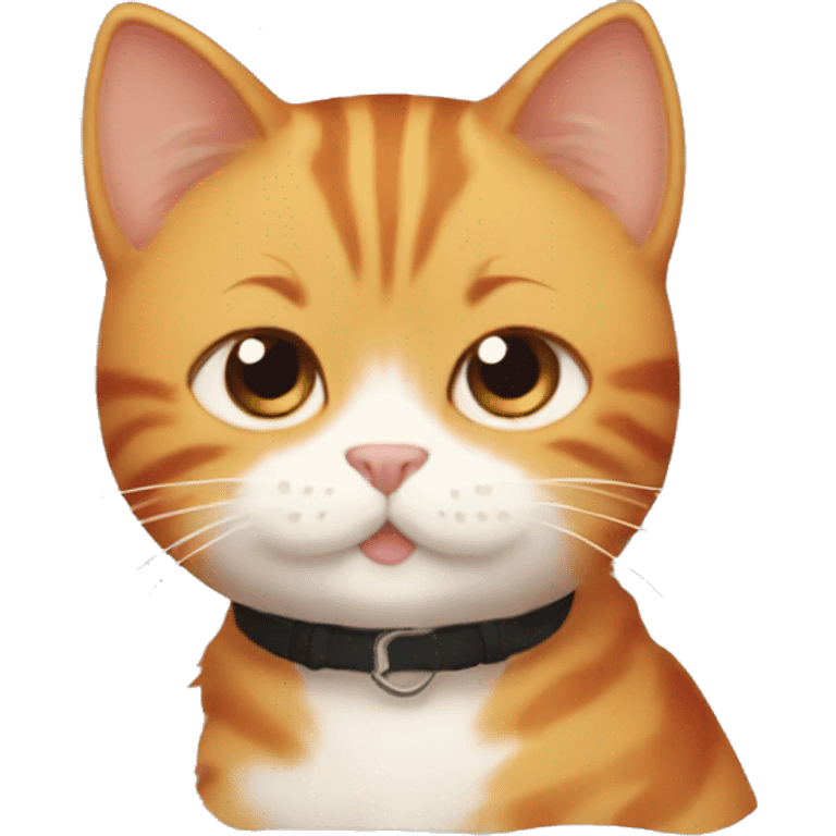 Minho the ginger cat from Stray Kids emoji