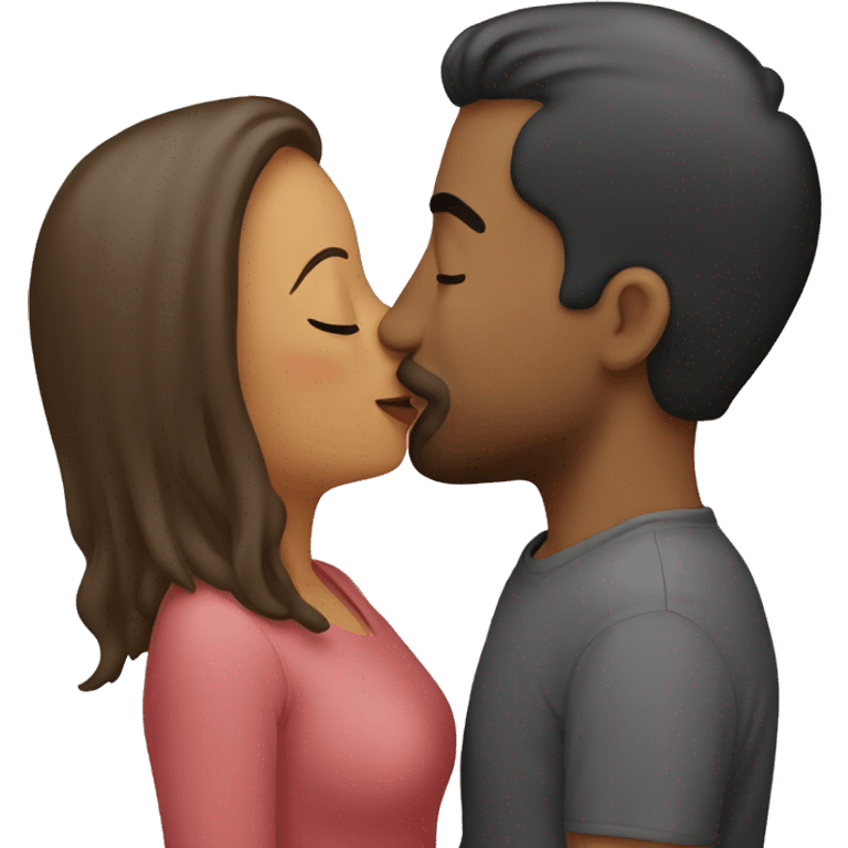 couple kissing emoji