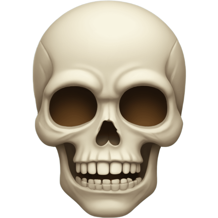 Skull frown emoji