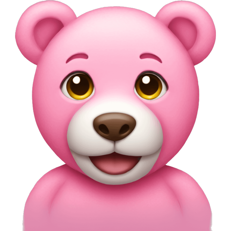 Pink teddy  emoji