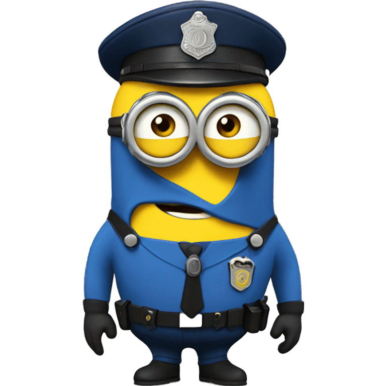 Minion police emoji