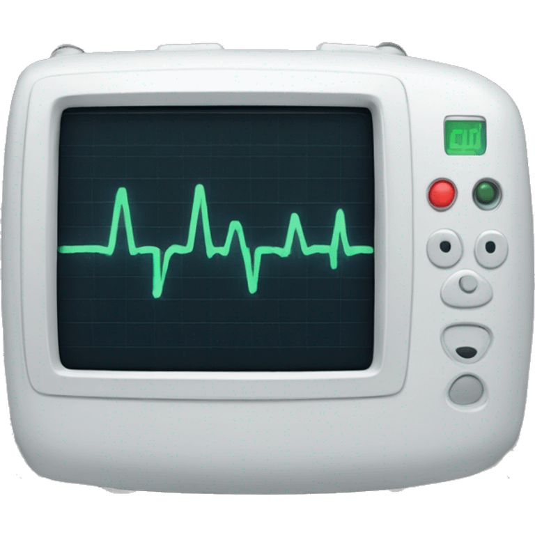 heart monitor emoji