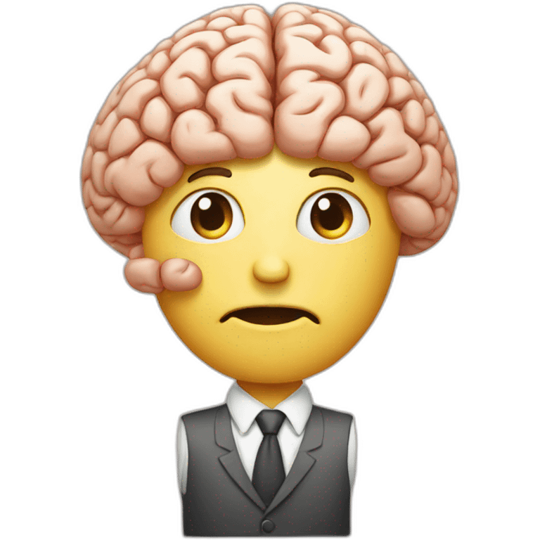 brain man emoji