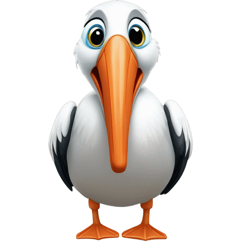 Pelican Front View Finding Nemo emoji