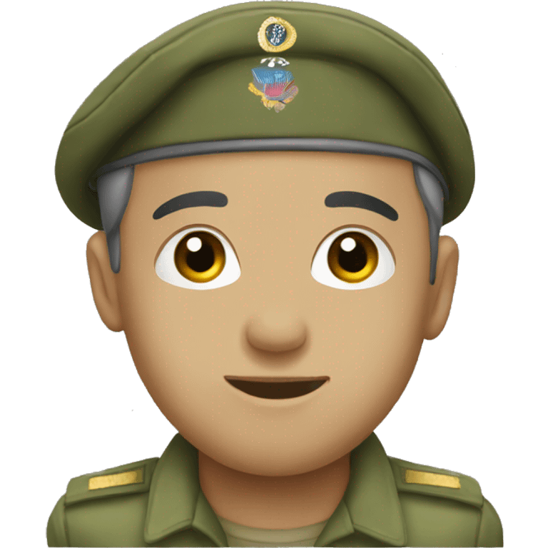 military service cap emoji