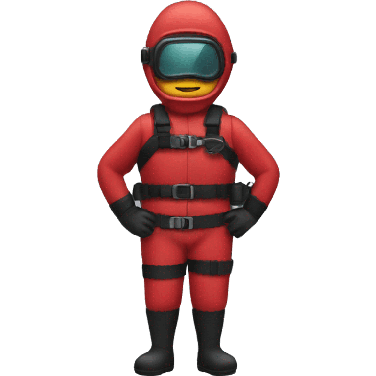 red diver emoji