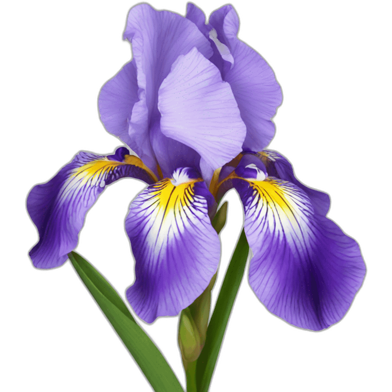 Iris flower emoji