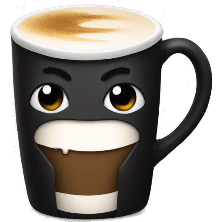 gothic mug with latte  emoji