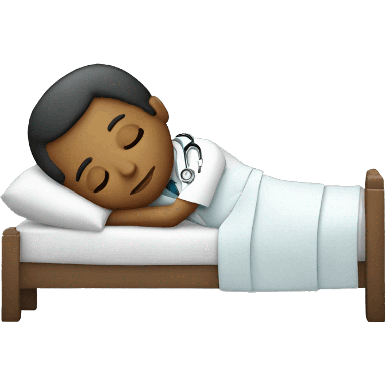 Doctor sleeping emoji