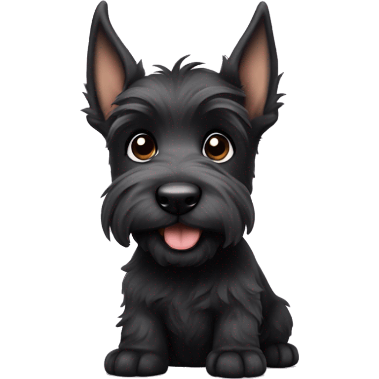 Scottish terrier puppy emoji