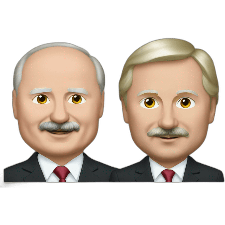 Alexander Lukashenko with Putin emoji