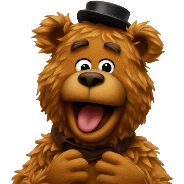 Fozzie Bear coughing emoji