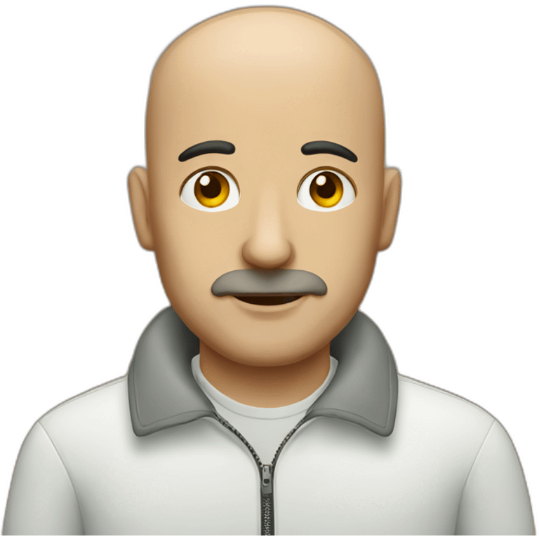 Italian bald guy from Berlin emoji