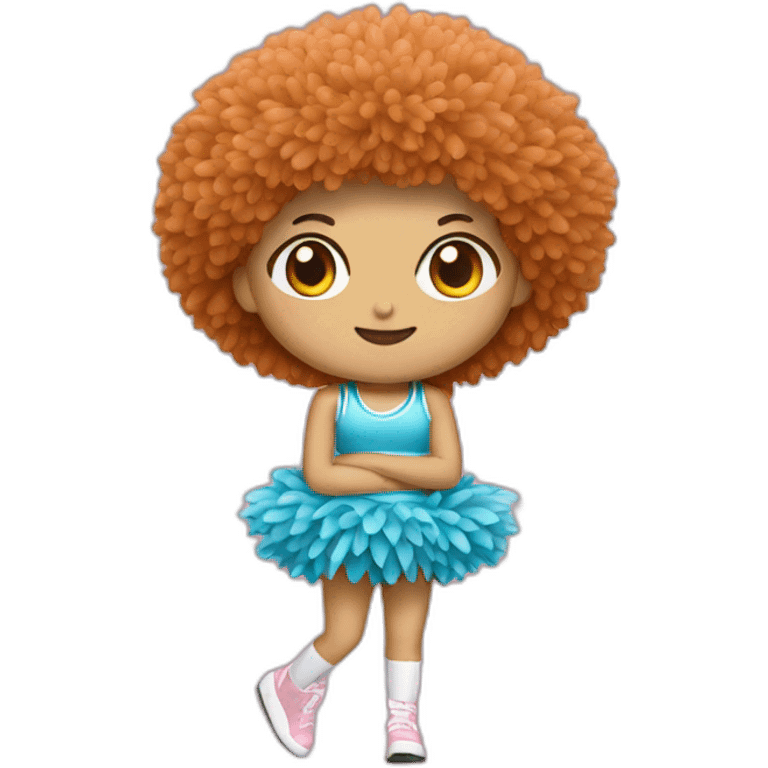 Pompom girl emoji