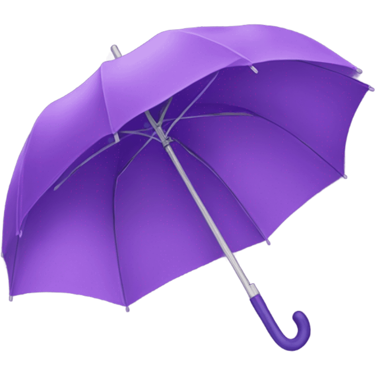 Purple umbrella emoji