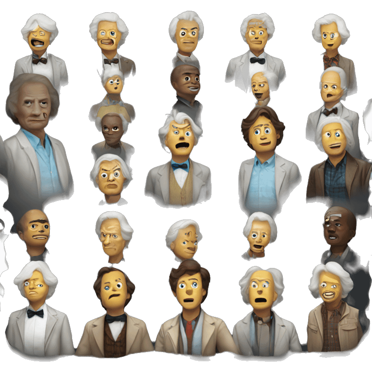 emmett brown back to the future emoji