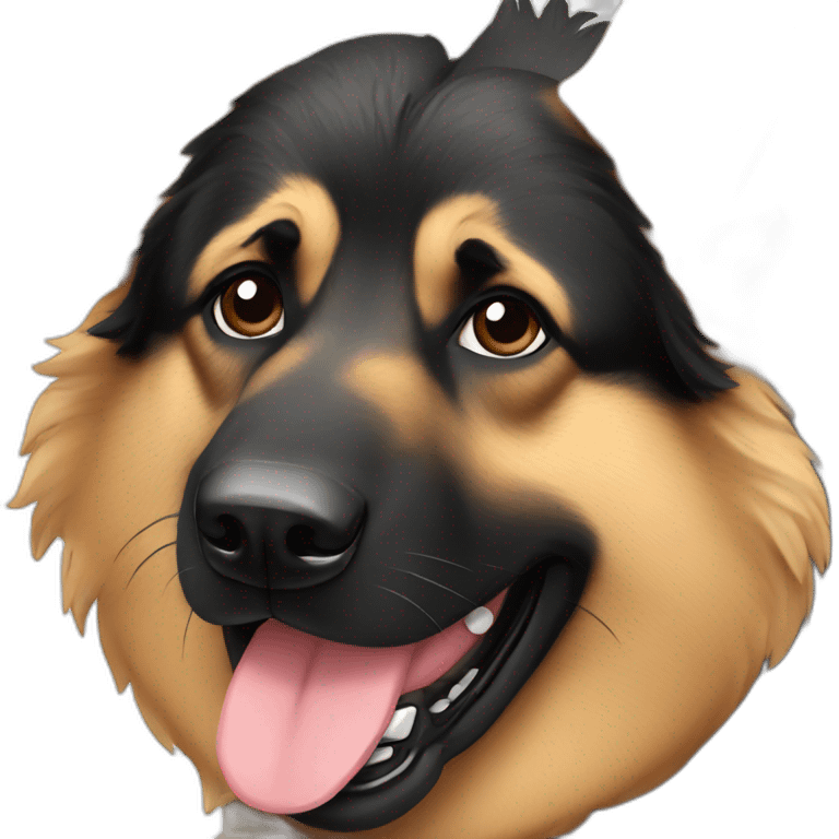 German sheperd  emoji