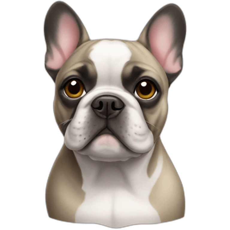 French bulldog  emoji