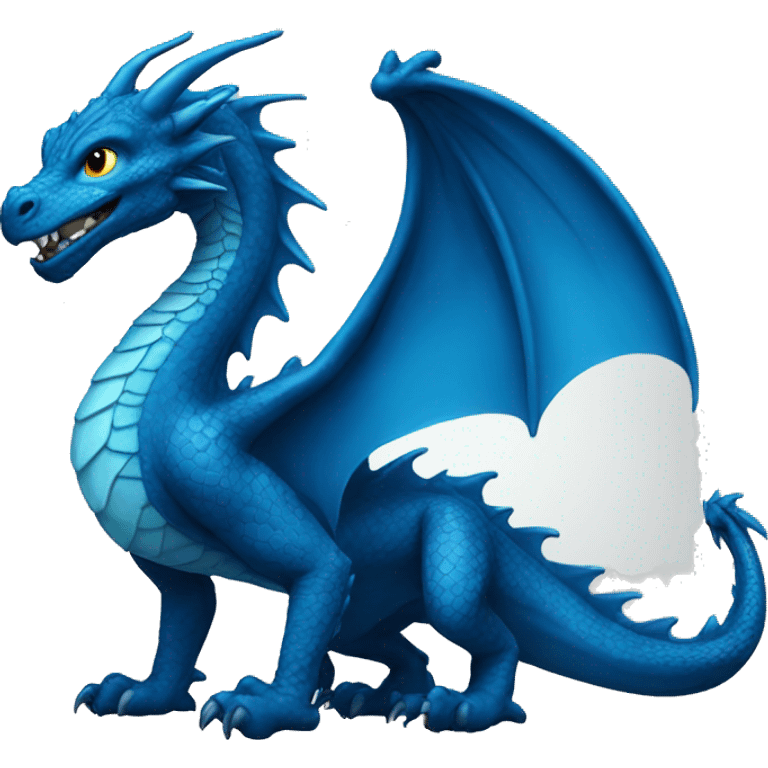 dragon blue emoji