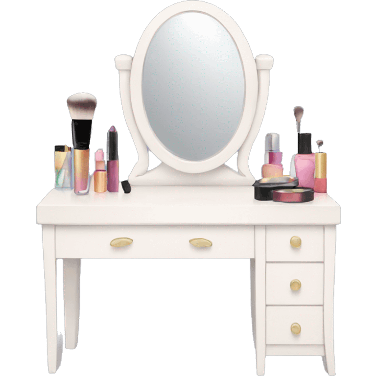 Makeup vanity emoji