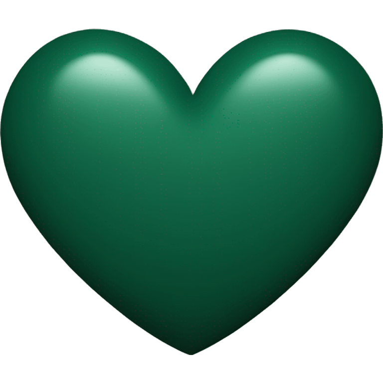 heart dark green emoji