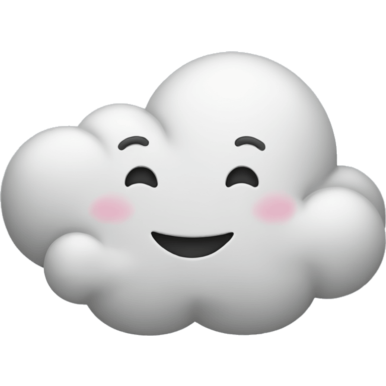 cloud smiling emoji emoji