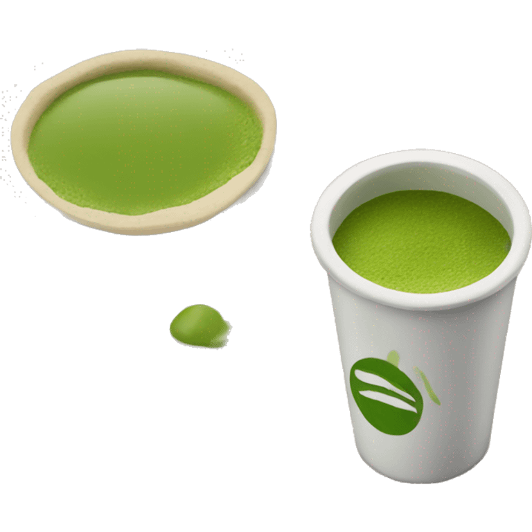 Matcha to go emoji