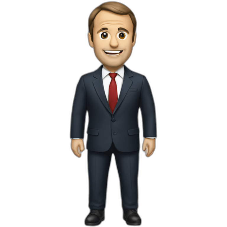 macron écrasé emoji