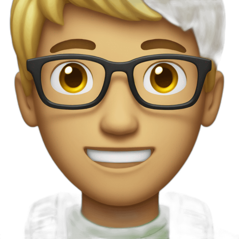 Extreme apple fan boy emoji