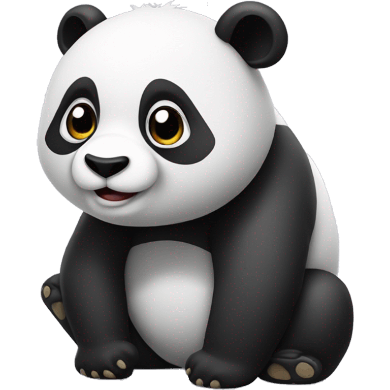 panda qui fait du foo emoji